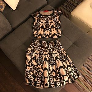 Wow Couture 2 piece crop top and skirt set